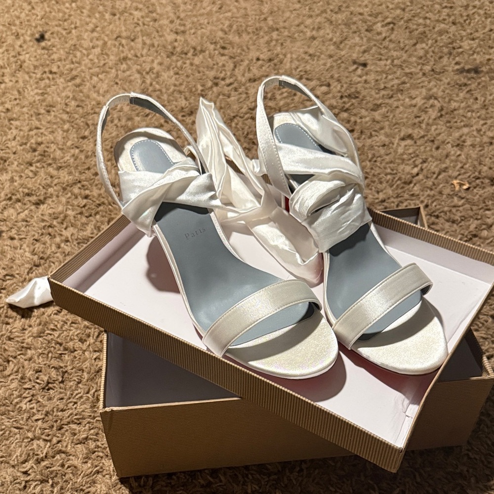 Elegant White Women's Sandals